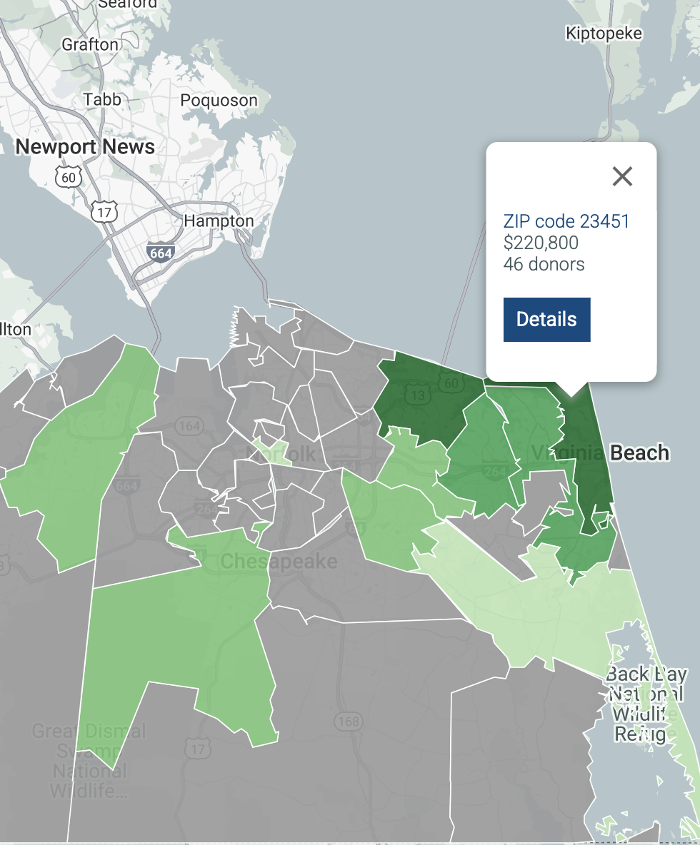 Donations to EveryVoteCounts VB