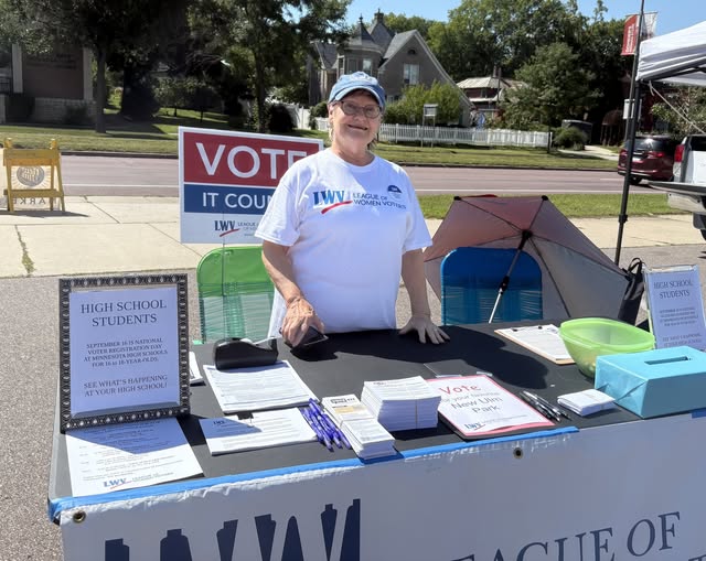 LWV at the Farmer's Market